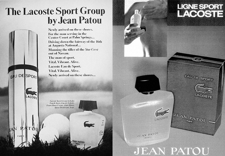 lacoste первый парфюм 1968 год